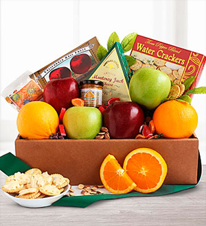 Golden State Deluxe Fruit and Cheese Box .WGB525-N