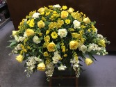 Golden Sunshine  Casket Spray