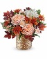 Golden Thanskgiving Floral Arrangement