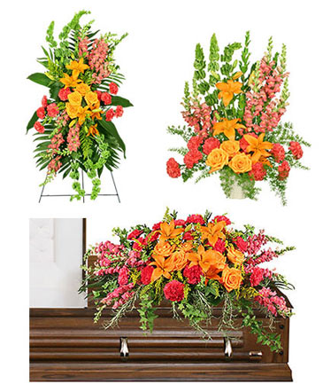 Golden Triumph Sympathy Collection in Ozone Park, NY | Heavenly Florist