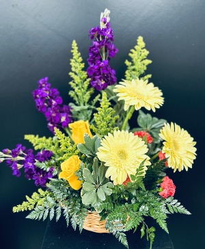 Golden Twilight Flower Arrangement