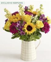 Golden Violet Harmon Bouquet 