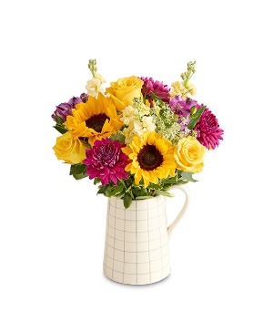 Golden Violet Harmony Arrangement 
