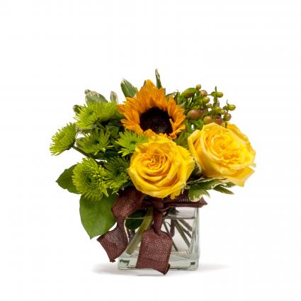 Golden Woodland Floral Arrangement