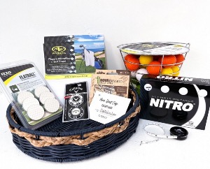 Golf Lovers Package  Gift Basket 