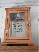 gone but not forgotten lantern  call for availability