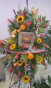 Gone Fishing  funeral