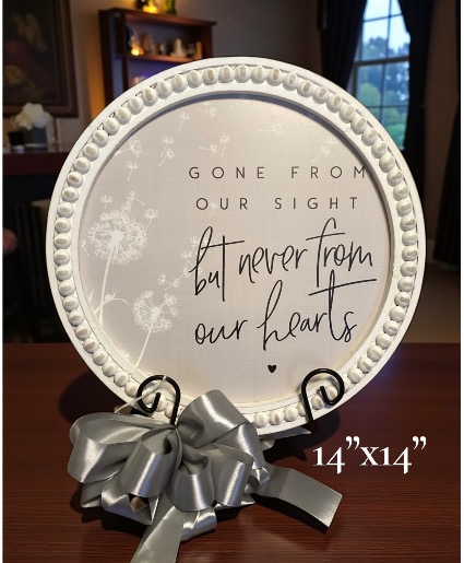 Gone from our sight Keepsake 