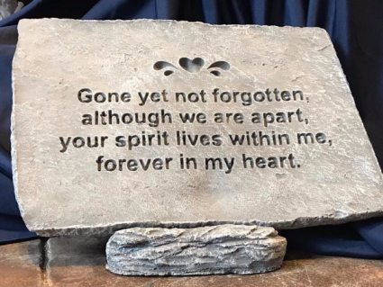 Gone yet not Forgotten  Memorial Stone