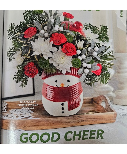 GOOD CHEER FROSTY WISHES BOUQUET