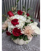 Good Morning Pumpkin Ceramic Pumpkin Candy Dish Bouquet