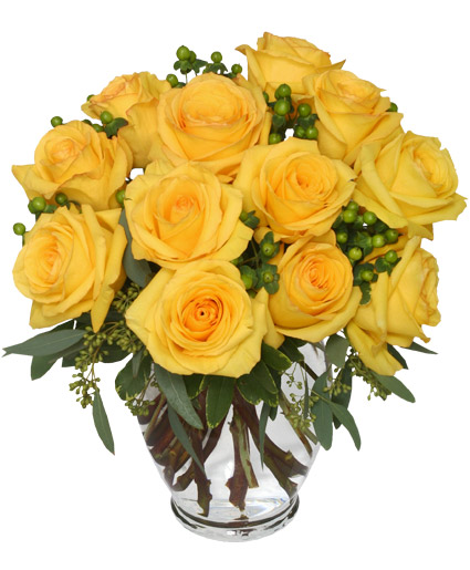 Good Morning Sunshine Roses Arrangement In Zachary La Zachary