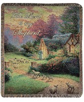Good Sheperd's Cottage Tapestry Throw