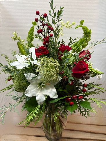 Good Tidings Vase Arrangement in Delta, BC | FLOWERS BEAUTIFUL