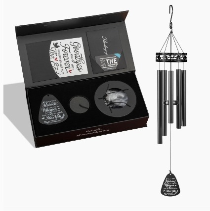 Goodbye's Are Not Forever Wind Chime Set 