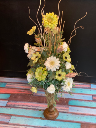 Gorgeous Gerberas & Anemone  Silk forever flower arrangement 
