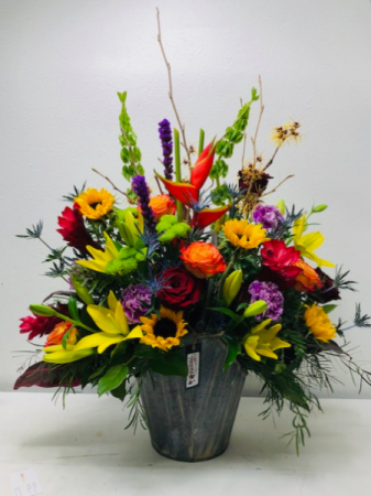 Gorgeous & Grandiose Container Arrangement