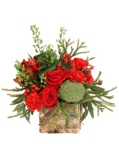 Gorgeous Greens & Reds Flower Arrangement