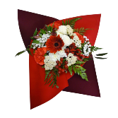 Gorgeous Red and White Bouquet Flowers