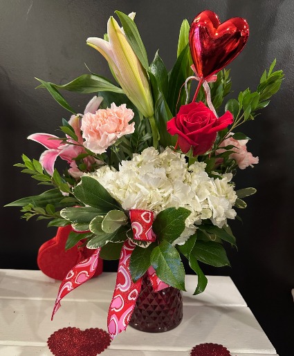 Gorgeous  Valentine Vase arrangement