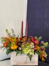 Gourd-geous  Glow Centerpiece  