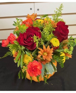 Gourdgeous Pumpkin Fall Pumpkin Arrangement
