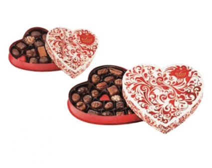 Gourmet Chocolate- Red Swirl Valentine's Day