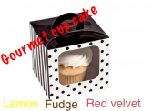 Gourmet cup cake in a box Gourmet cup cale