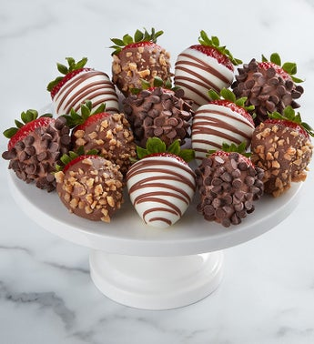 Gourmet Gifts  Sweet Desire Chocolate Covered Strawberries - Blooms New  Jersey