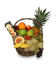 GOURMET FRUIT/ GIFT BASKET in Killeen, TX - Elohim Florist