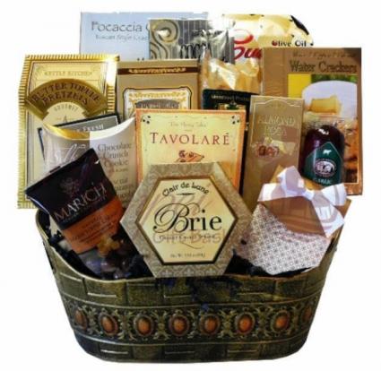 Gourmet Galore Gift Basket