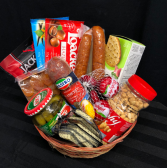 Gourmet Meat and Cheese Basket Gift Basket