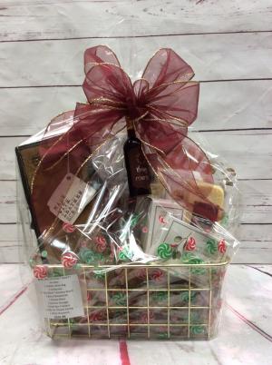 Wine Theme & Gourmet Basket Gift Basket