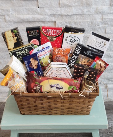 Gourmet Snack Gift Basket in Saint Albert, AB | Bloom Stones Floral and Gifts