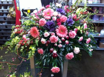 Grace and Beauty Casket Spray Funeral Flowers