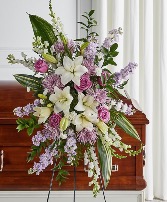 Grace and Peace Lavender Stand Standing Spray