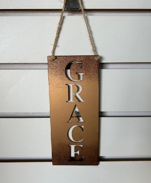 Grace Hanging Sign 