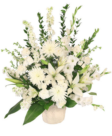 Graceful Devotion Funeral Flowers in Smithfield, VA | Fleur de Fou