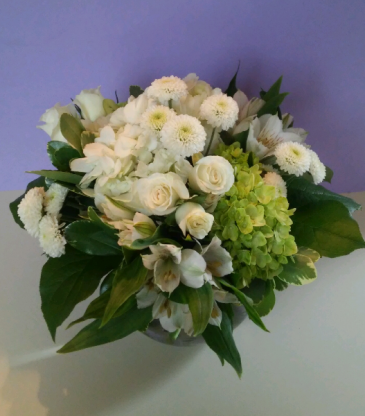 Graceful Garden Bubble Bowl Arrangement