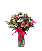 Graceful Garden Vase Arrangement