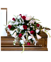 Graceful Goodbye Casket spray