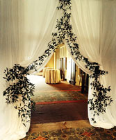 Graceful Greenery Curtain Accents