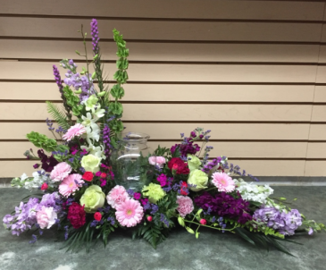 Graceful Solace Dish Arrangement