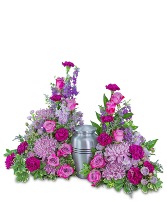 Gracefully Majestic Celebration of Life Surround Sympathy Arrangement