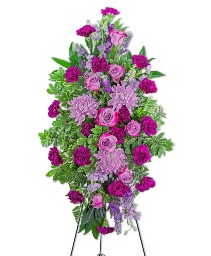 Gracefully Majestic Standing Spray Sympathy