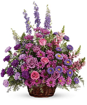 Gracious Lavendar  Basket