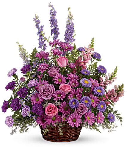 Gracious Lavender Basket