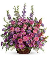 Gracious Lavender Basket 