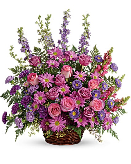 Gracious Lavender Basket
