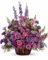 Gracious Lavender Basket T235-1 24.5"(w) x 28"(h) ONE SIDED